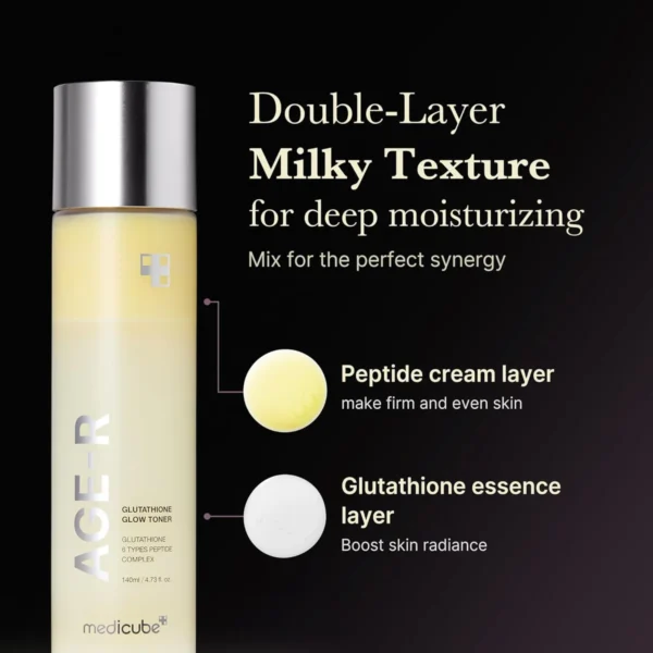 Medicube- Age-r Glutathione Glow Toner 140ml - Image 4