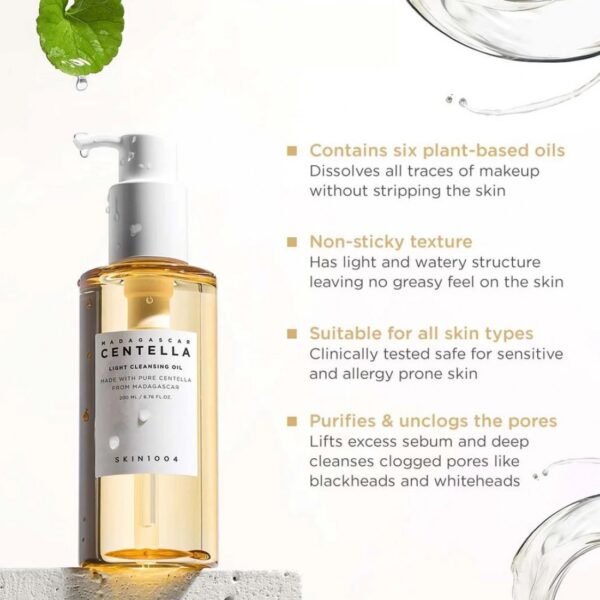 Skin1004 Madagascar Centella Light Cleansing Oil - Image 3
