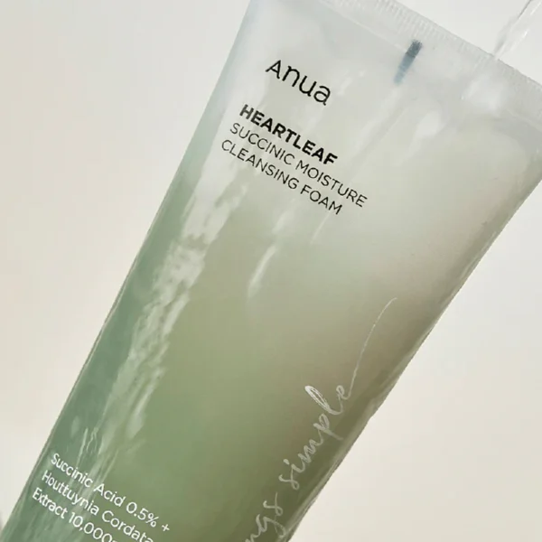 Anua - Heartleaf Succinic Moisture Cleansing Foam 150ml - Image 2