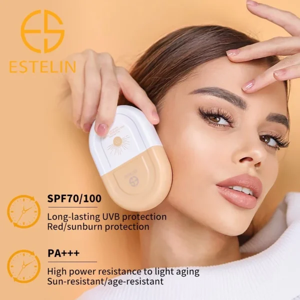 Estelin - All In One Multi Defense Tinted Sunscreen Spf 70 Pa+++ - 50G - Image 4
