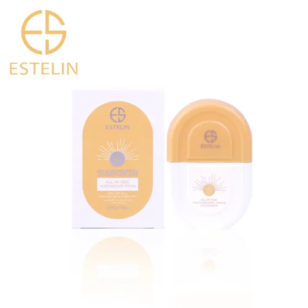 Estelin - All In One Multi Defense Tinted Sunscreen Spf 70 Pa+++ - 50G - Image 3