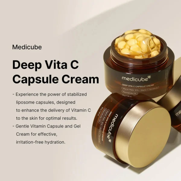 Medicube - Deep Vitamin C Capsule Cream 55g - Image 2