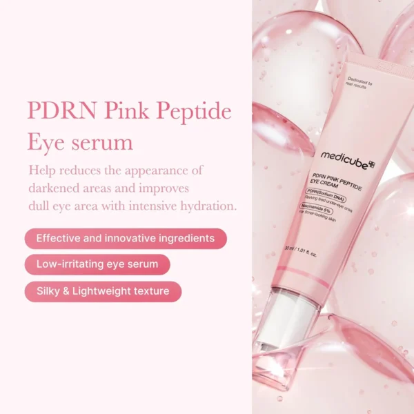 MEDICUBE - PDRN Pink Peptide Eye Cream - 30ML - Image 2