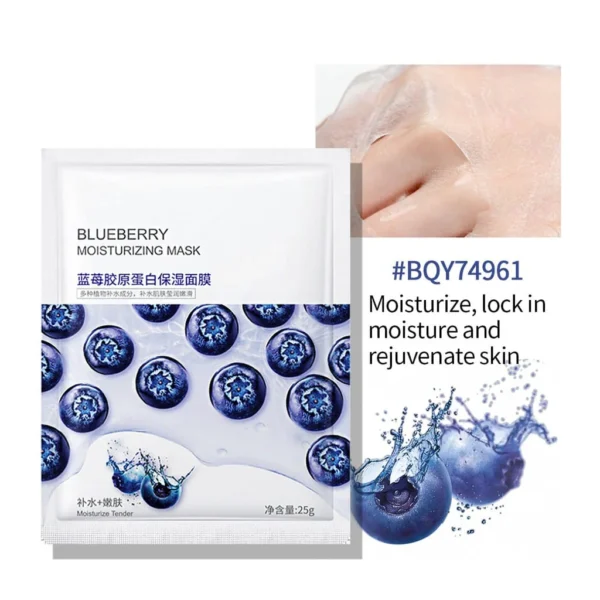 BIOAQUA Pack of 8 Hydrating Face Sheet Mask - Image 2